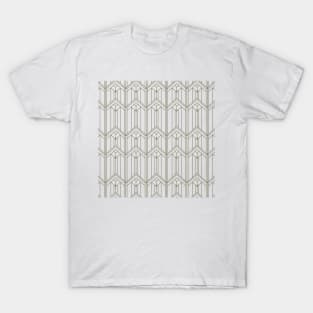 Golden line pattern T-Shirt